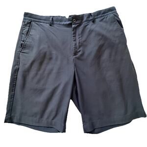 Dunning Golf Mens Performance Stretch Shorts 36 Greyish Navy EUC